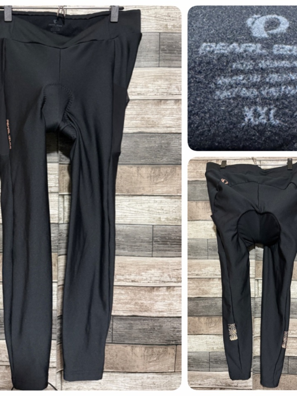 Pearl Izumi Fleece Lined Padded Cycling Pants Women’s XXL Black Pull On